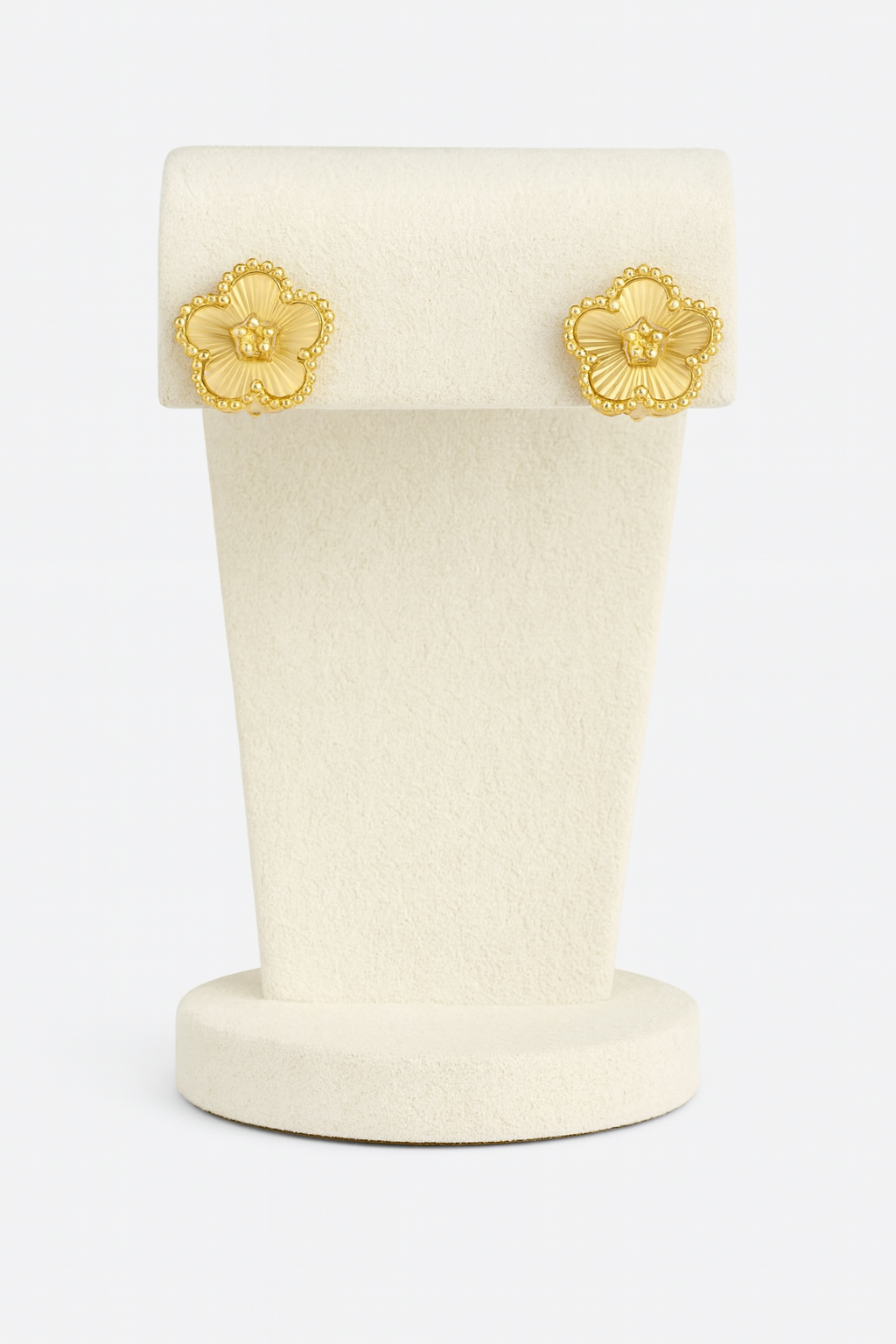 Solid Gold Flower Studs