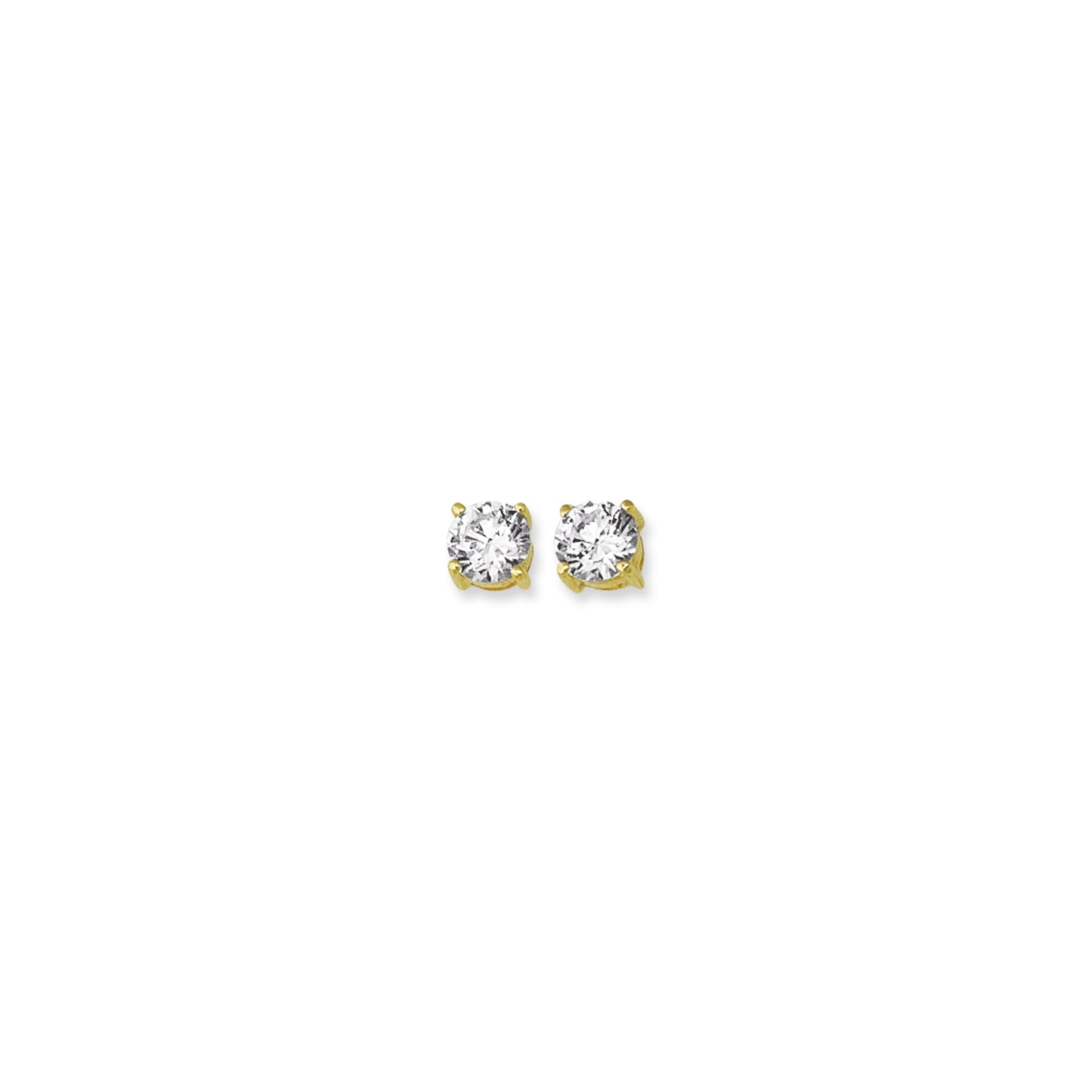 Gold CZ Studs