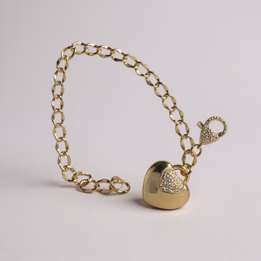 Heart Charm Bracelet