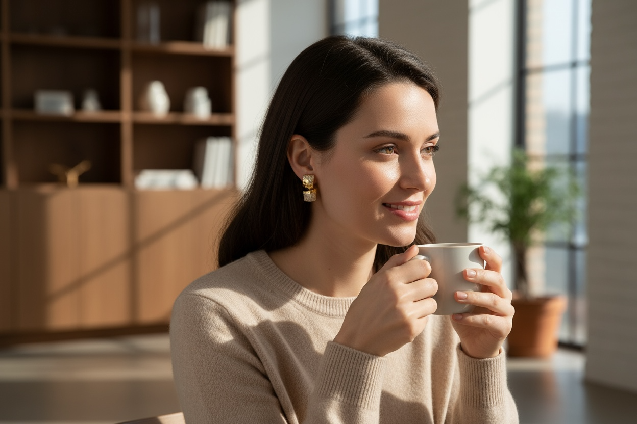 Gold Statement Earrings