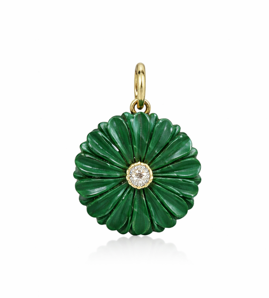 Emerald green Accent Charms