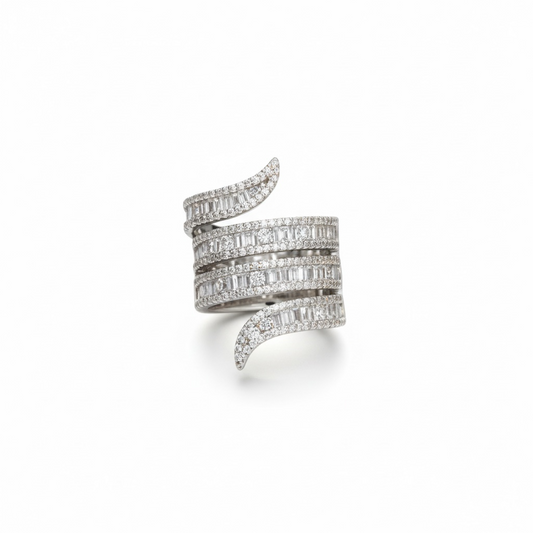 Diamond Wrap Cocktail Ring