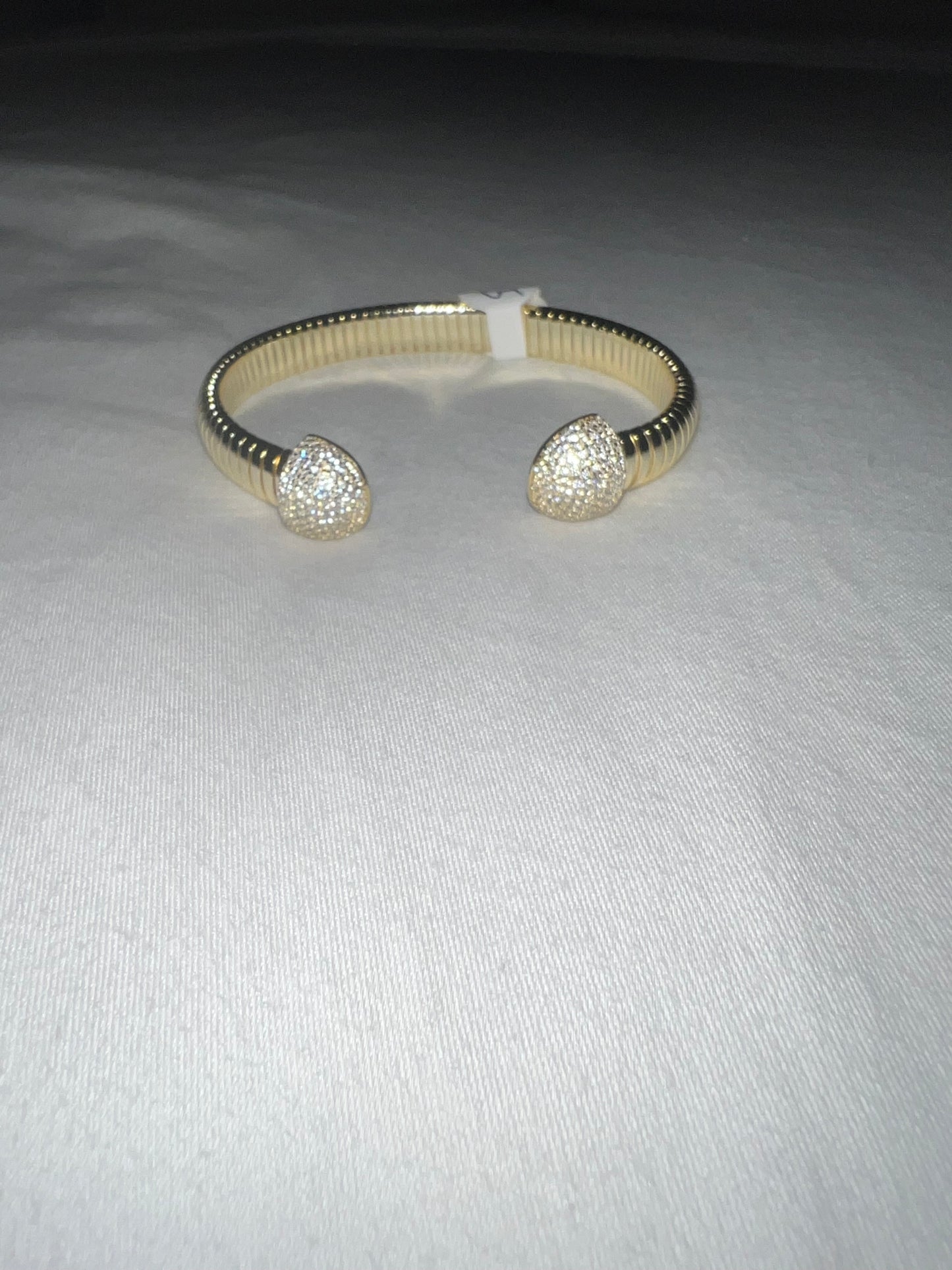 Ribbed Bangle Bracelet