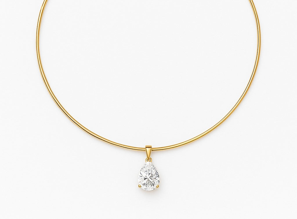 Pear Lab Diamond Omega Chain