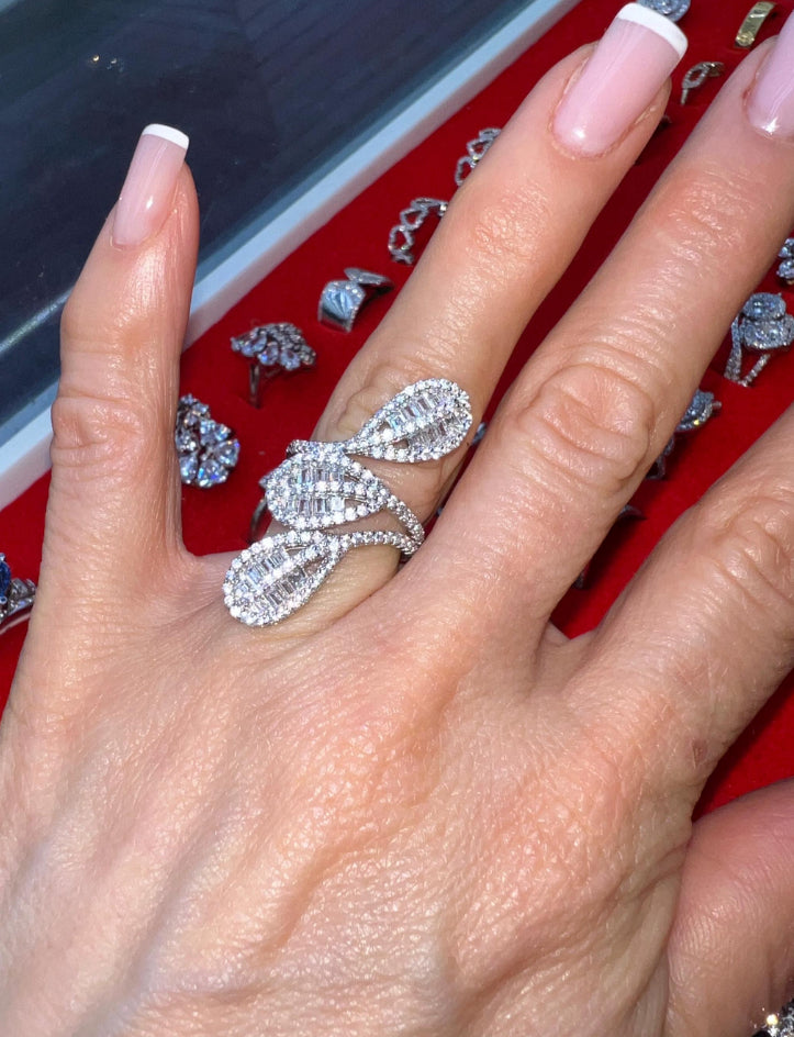 Sterling silver statement ring