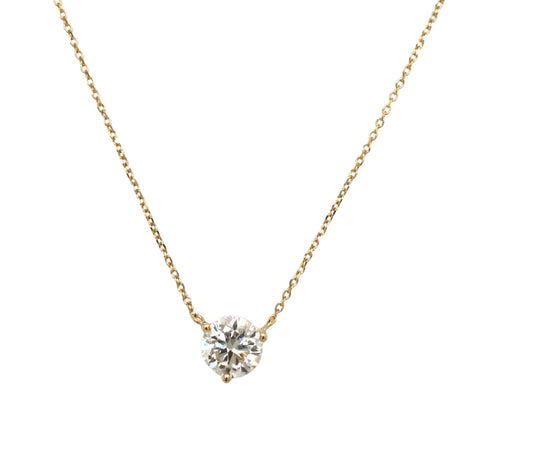 Moissanite Round Cut Chain