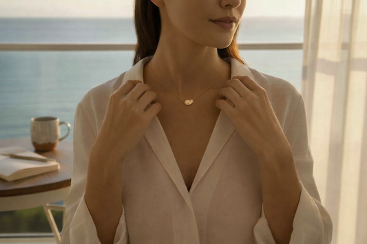 Brass Pendant Necklace