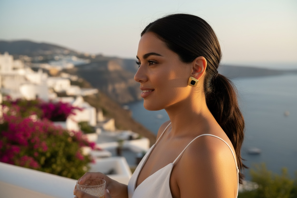 Square Statement Earrings