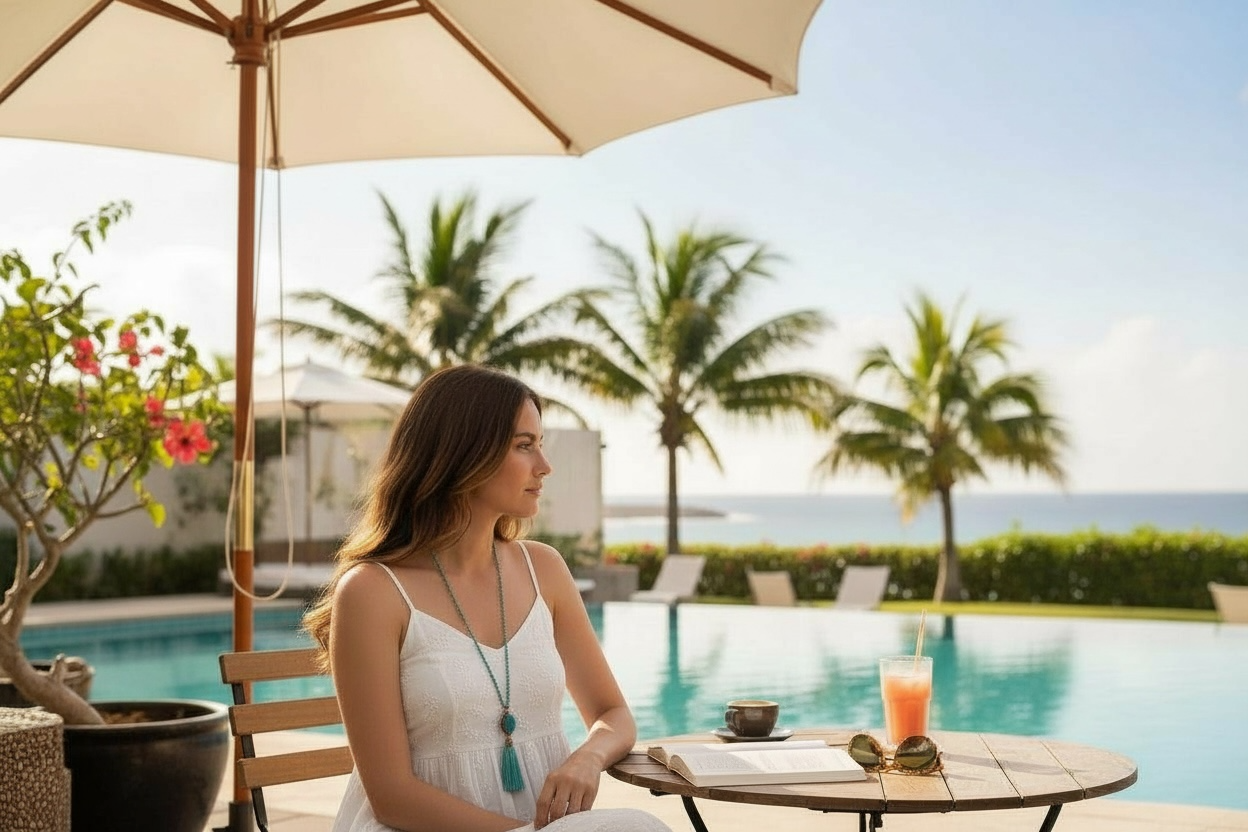 Turquoise Tassled Necklace