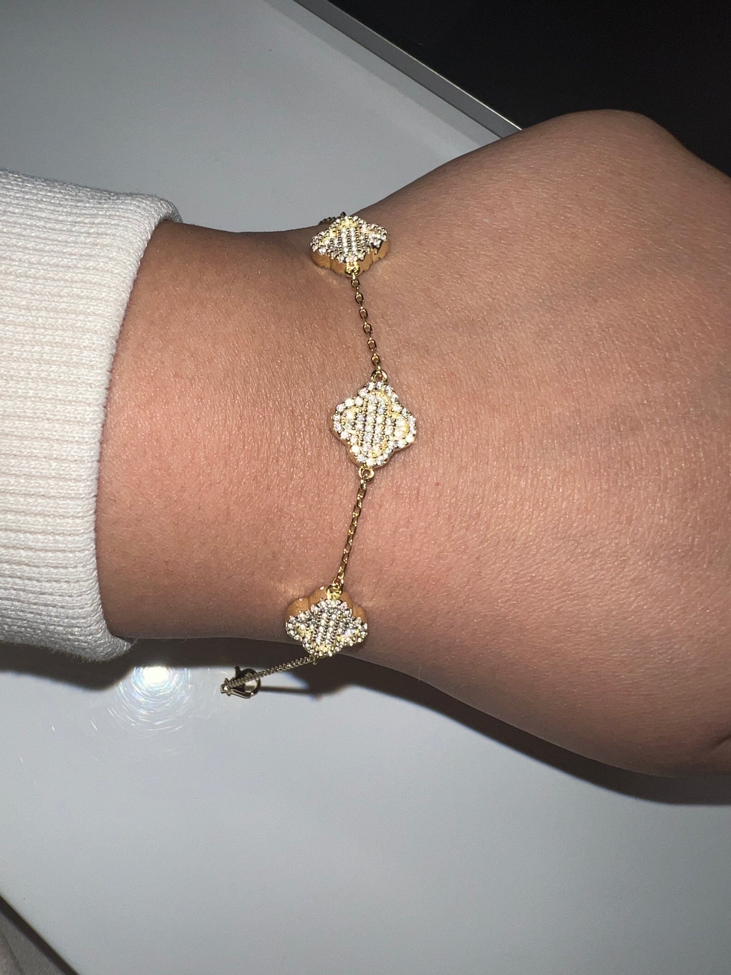 Diamond Clover bracelet