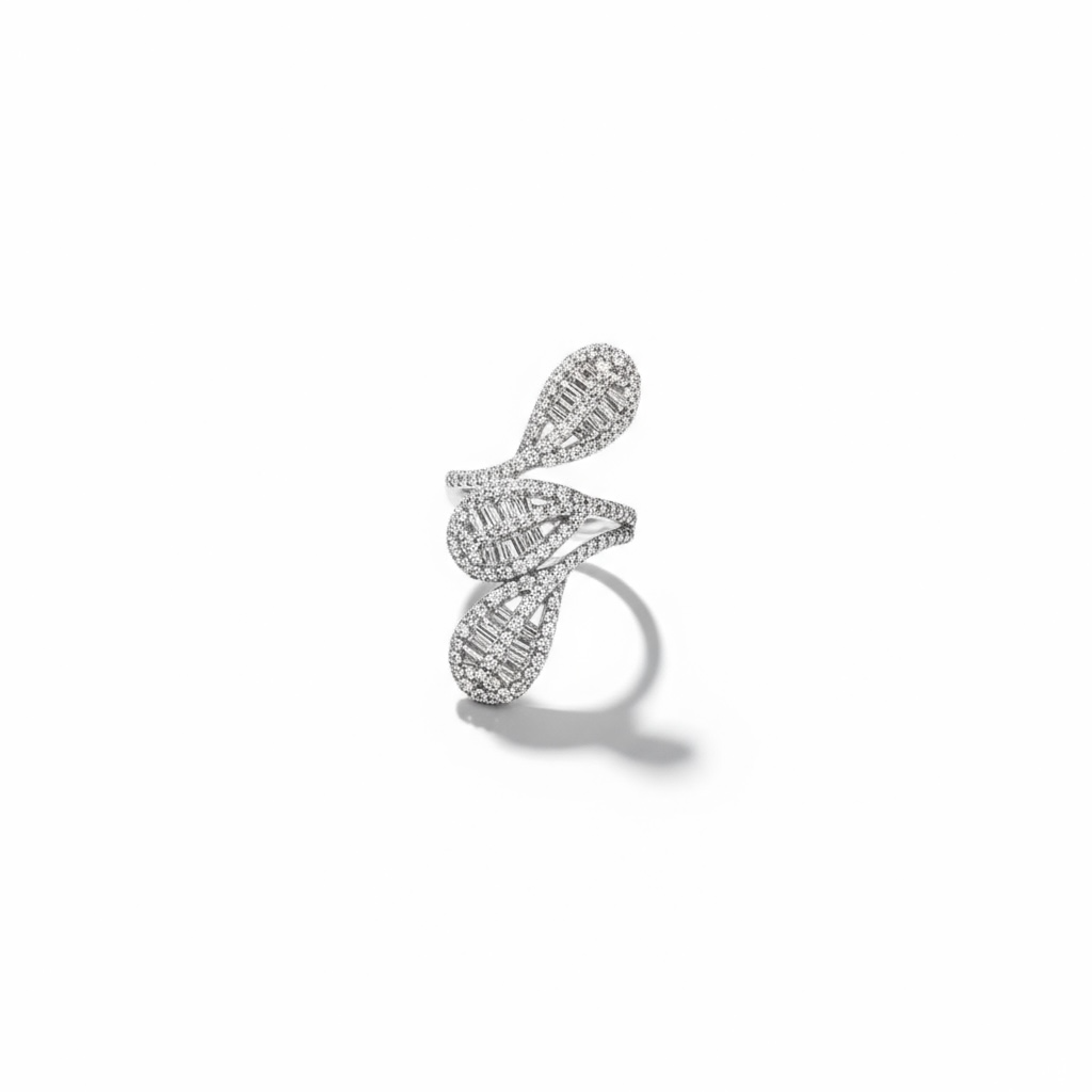 Sterling silver statement ring