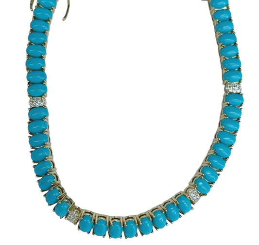 Turquoise Tennis Bracelet