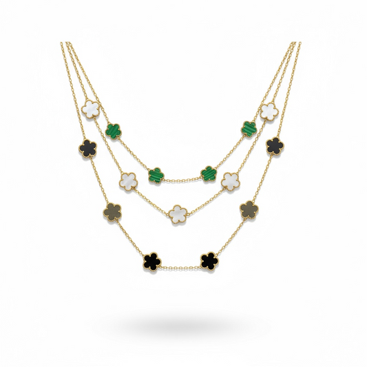 5 Motif Clover Necklaces
