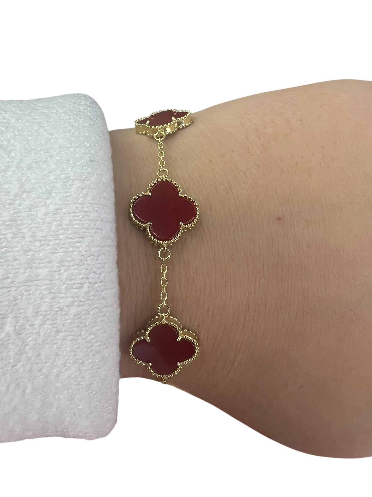 Colored Clover bracelet