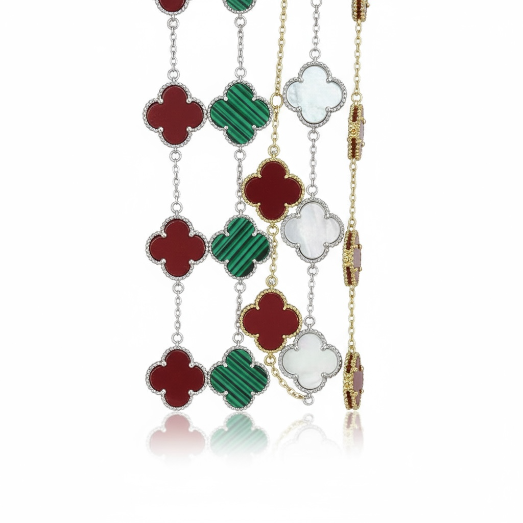 Colored Clover bracelet