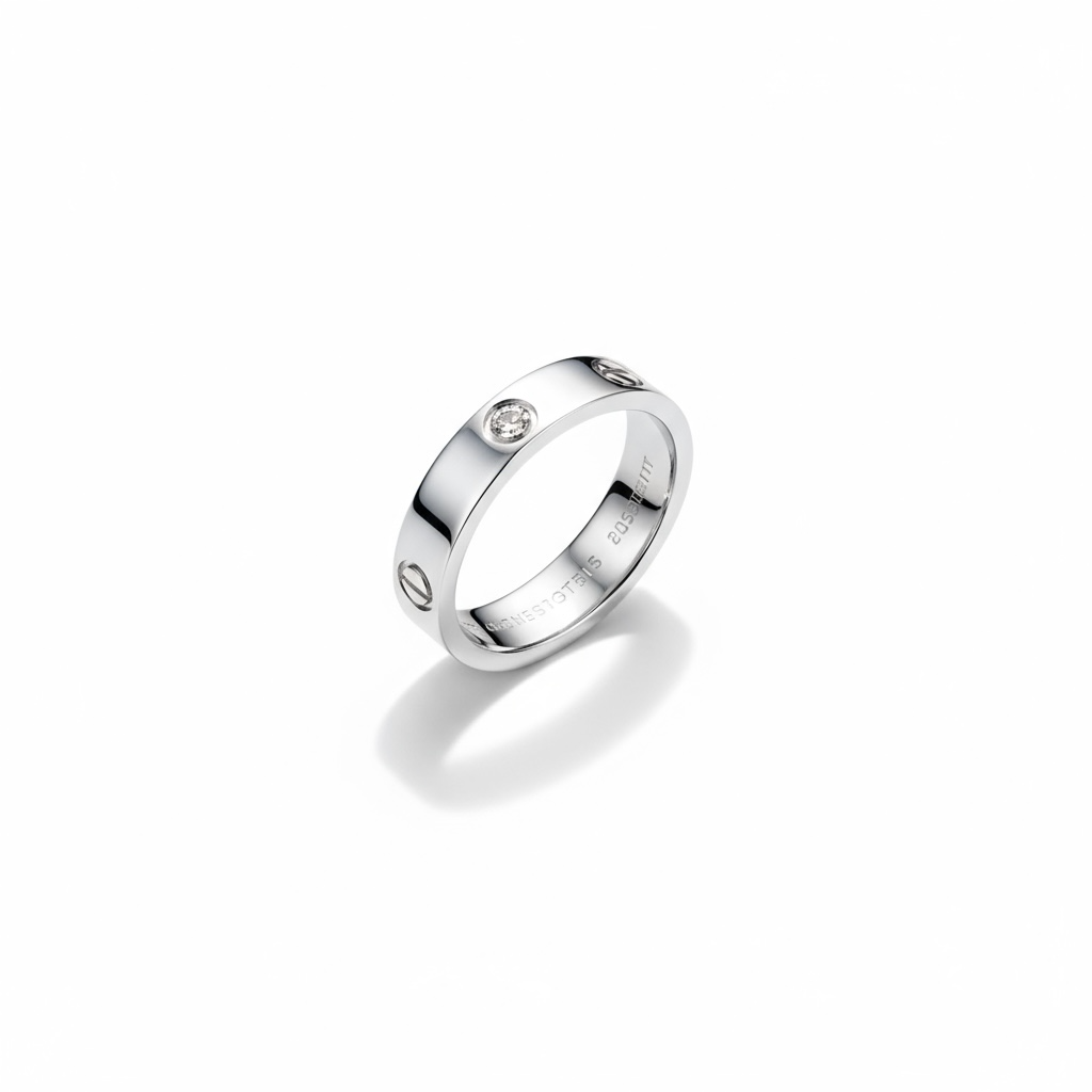 Silver Love Ring