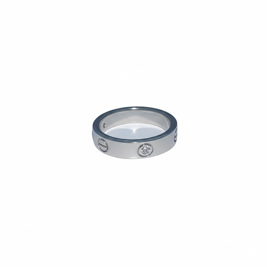 Silver Love Ring