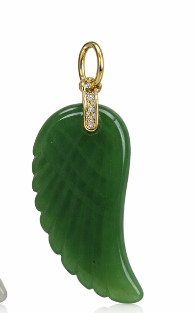 Emerald green Accent Charms